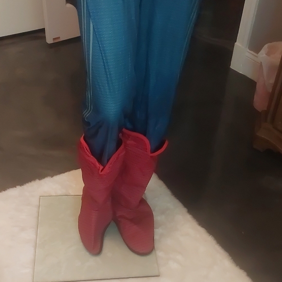 Spirit Superman Muscle Chest Costume - Red and Blue - Picture 4 of 9